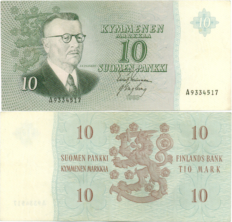 10 Markkaa 1963 A9334517